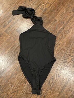 High neck bodysuit